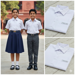 white color school uniform