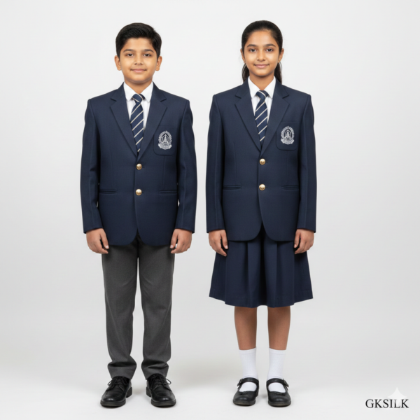Premium School Blazer with Brass Buttons - GKUM18
